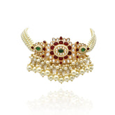 Veena Kundan Polki Choker Set - The Pashm